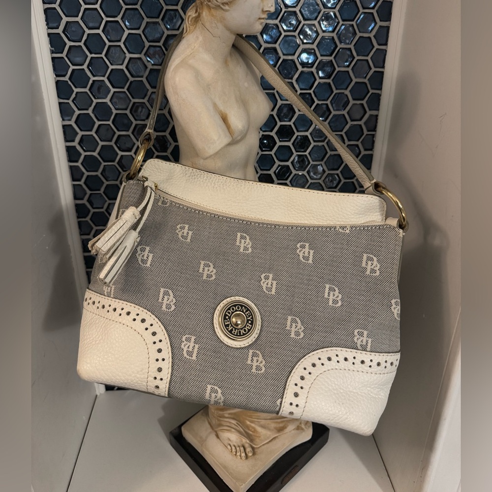 Dooney & Bourke Signature Canvas/Leather Vintage Shoulder Bag #K7584121
